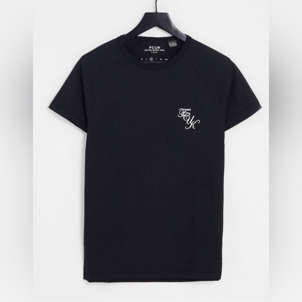 FRENCH CONNECTION FCUK small script logo T-shirt